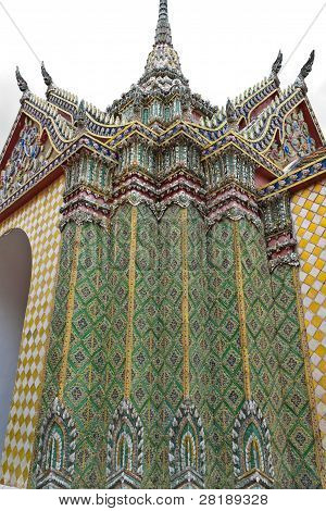 Dekoráció a Wat Phra Kaew
