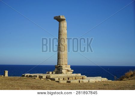 Archaeological Area Of Capo Colonna, Crotone - Calabria, Italy