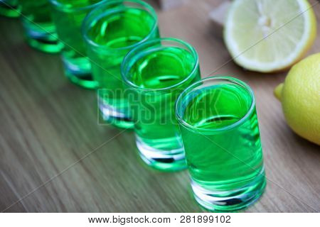 Absinthe Shot Glass Sugar Studio Quality Light