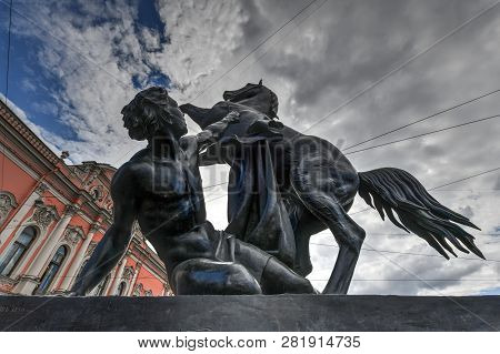 Horse Tamer - Anichkov Bridge - Saint Petersburg, Russia