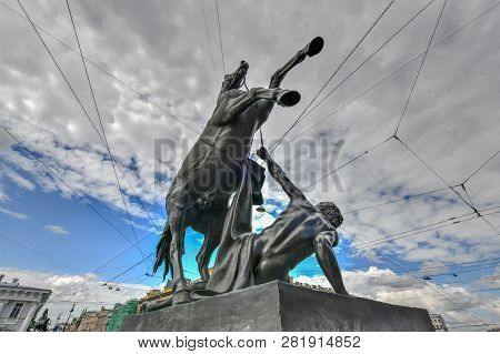 Horse Tamer - Anichkov Bridge - Saint Petersburg, Russia