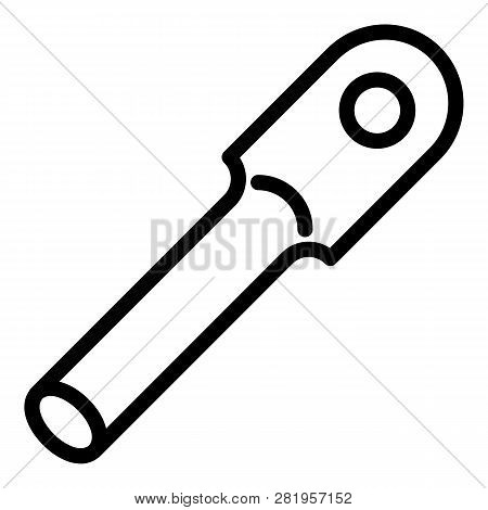 Scaffolding Connection Icon. Outline Scaffolding Connection Vector Icon For Web Design Isolated On W