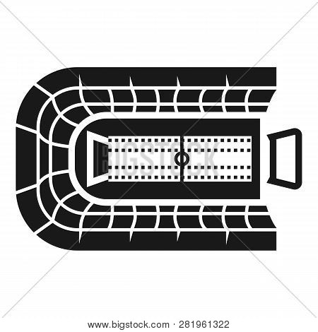 Rugby Arena Icon. Simple Illustration Of Rugby Arena Vector Icon For Web Design Isolated On White Ba