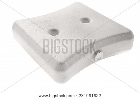 Cold Storage Ice Plate For The Cooler Bag Isolated On White