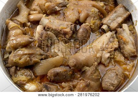 Cassoeula Cassola Pork Meat In A Casserole