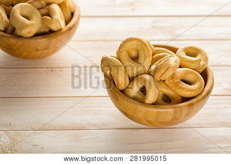 Savory Taralli As A Tradizional Italian Snack