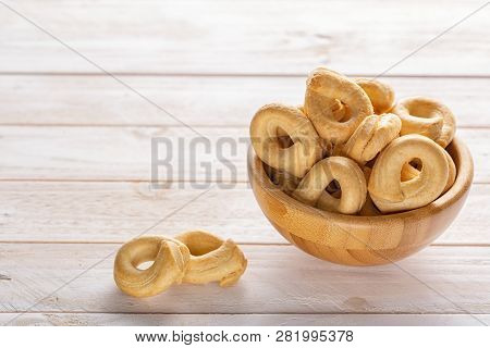 Savory Taralli As A Tradizional Italian Snack