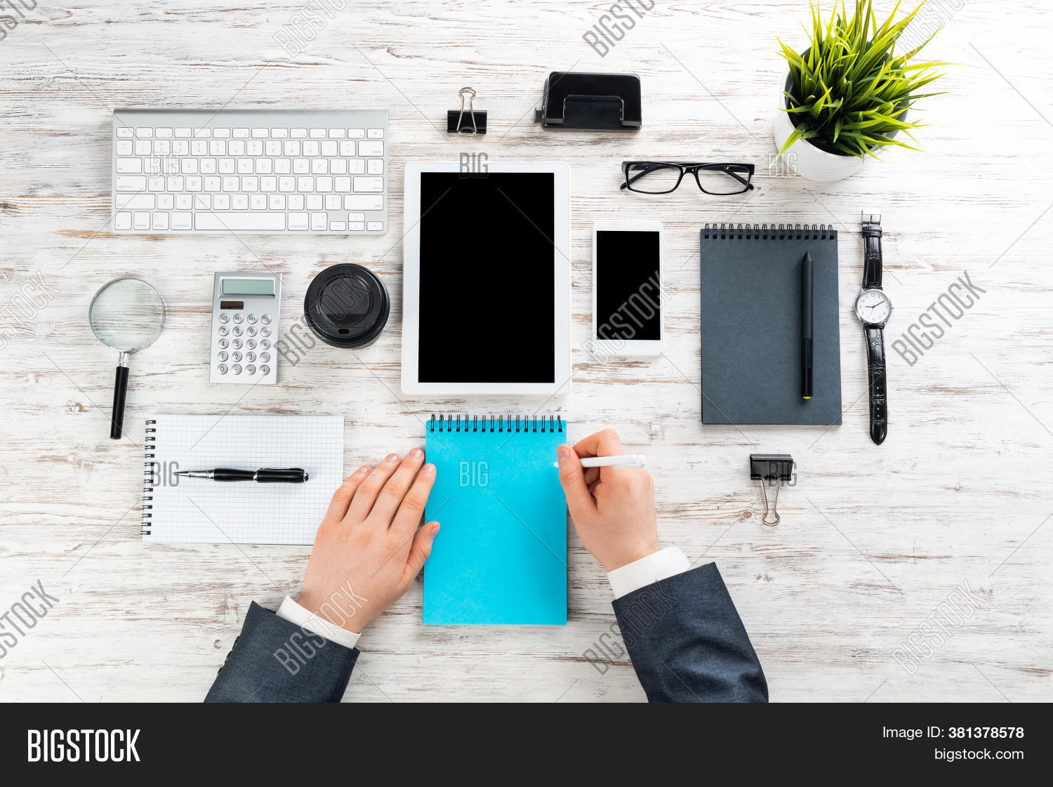 Businessman Writing Image Photo Free Trial Bigstock