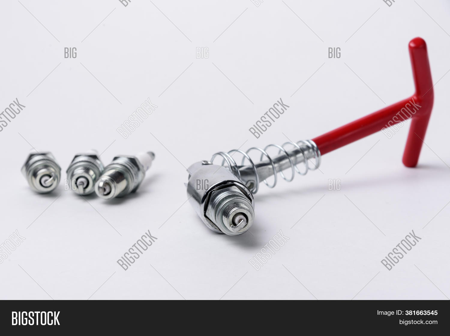 Car Spark Plugs Key On Image & Photo (Free Trial) Bigstock