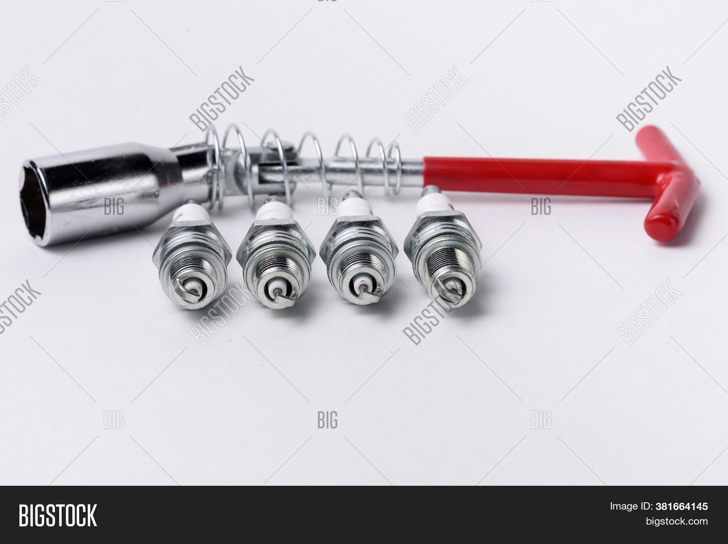 Car Spark Plugs Key On Image & Photo (Free Trial) Bigstock