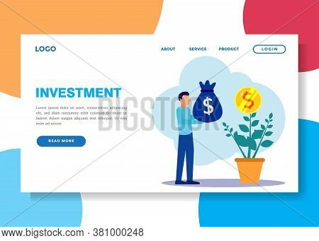 Vector Illustration, Investment Management, Business People Building Businesses From Scratch And Inv