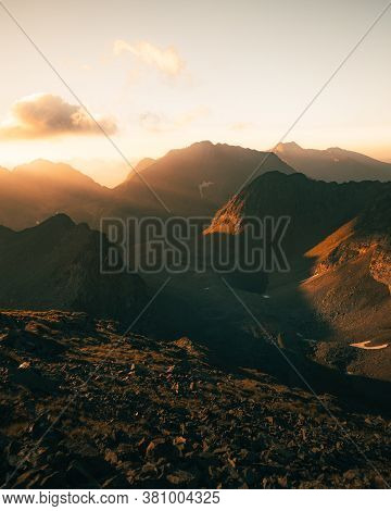 Morning Scenery In Austrian Alps - Klafferkessel Schladminger Tauern