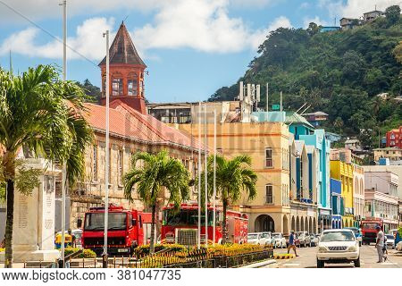 City Center Of Caribbean Town  Kingstown, Saint Vincent And The Grenadines