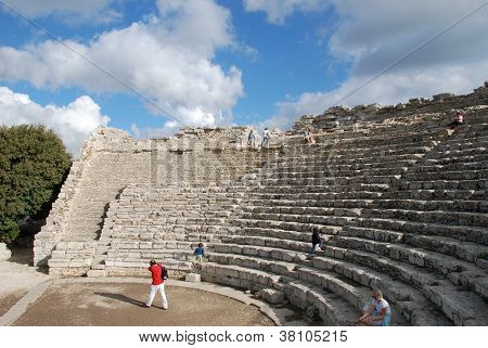 Segesta, Sicilya Elymians tiyatro.