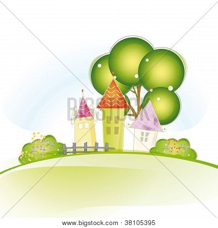 Schattige huizen