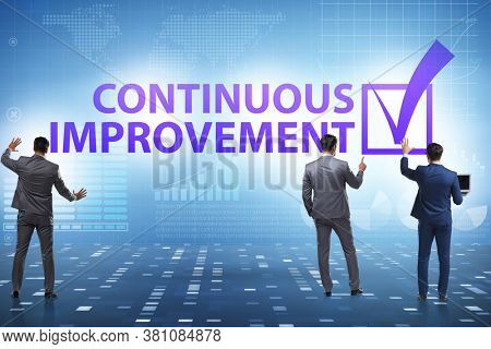 Continuous improvement concept in business