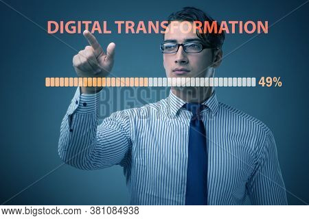 Digital transformation and digitalization concept