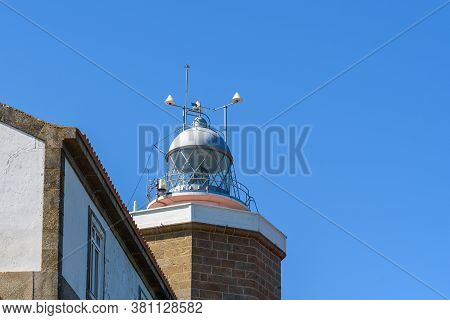Finisterre, Spain - July 19, 2020: The Lighthouse Of Cape Of Finisterre In Costa Da Morte Or Death C