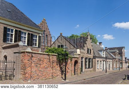Old Houses On The Brink Square In Assen, Netherlands
