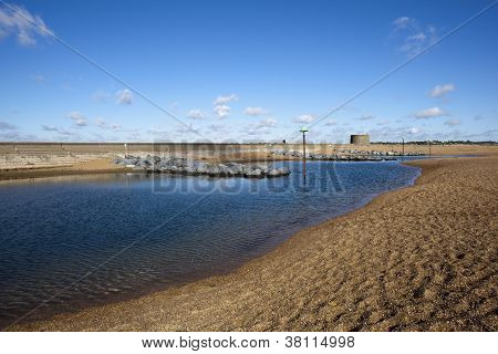 Felixstowe Beach, Suffolk, Anglie