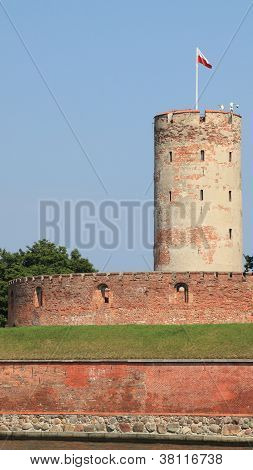 Famous Wisloujscie Fortress In Gdansk, Poland