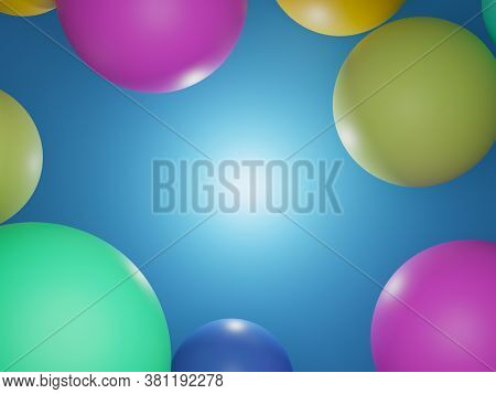 3d Circle Abstract Background And Texture Illustration