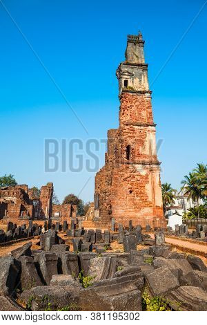 Church Of St. Augustine Is A Ruined Church Complex Located In Old Goa In India