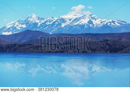 Titikaka lake in Peru, South America