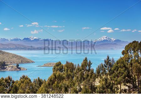 Titikaka lake in Peru, South America