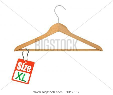 옷걸이 Xl 크기 태그