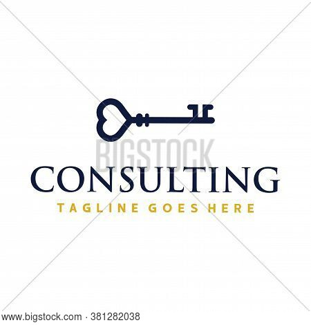 Logo For Real Estate, Key Logo Design Vector