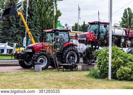 Kyiv, Ukraine - August 12, 2020: Exhibits International Agro-industrial Exhibition 