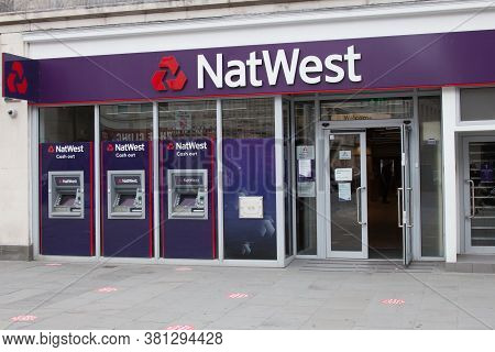 The Natwest Bank In Southampton, Hampshire In The Uk, Taken On The 10th July 2020
