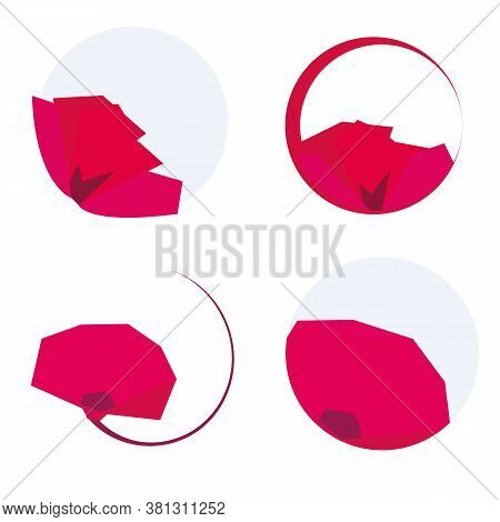 Poppy Flower, Beautiful Isolated Hand Drawn Vector Illustration With Colorful Version.