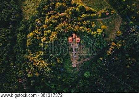 Calvary Is 398 M Above Sea Level A High Hill And A Place Of Pilgrimage In The District Of Litomerice