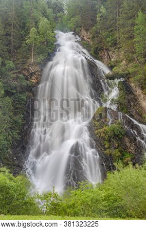 Schleierwasserfall near Kails am Grosglockner, High Tauern, Austria