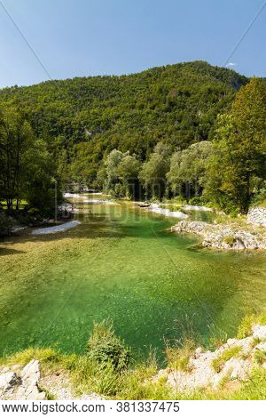 Sava Bohinjka in Triglav national park, Slovenia