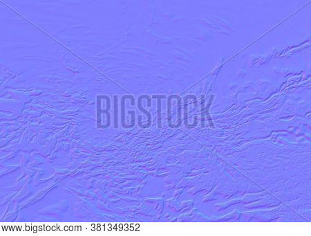 Normal Map Texture. Computer Generated Image, 3d Render
