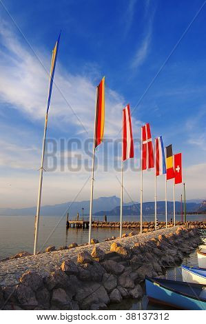 Porto di Cisano Lago di Garda (Italien)