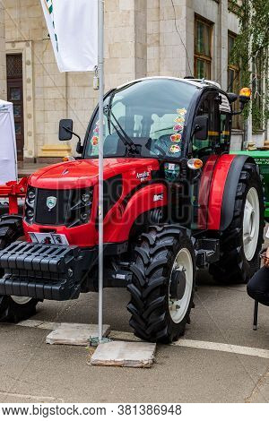 Kyiv, Ukraine - August 12, 2020: Exhibits International Agro-industrial Exhibition 