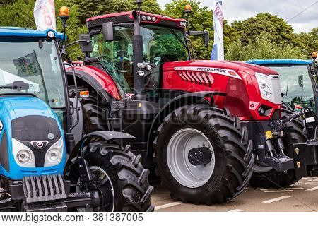 Kyiv, Ukraine - August 12, 2020: Exhibits International Agro-industrial Exhibition 
