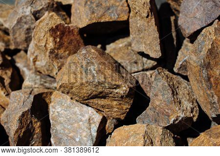 Bronzite Gemstone As Natural Mineral Rock Specimen