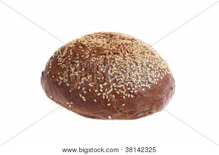 Runde brød med sesamfrø