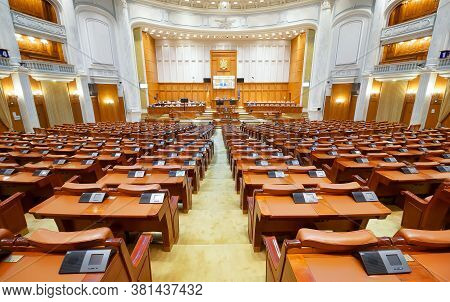 Bucharest, Romania - July 09, 2020: The Quarantine And Isolation Law In Case Of Epidemic Or Biologic