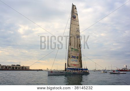 Maxi Jena Boat , 2 Place Of The 44ï¿½ Barcolana Regatta In Trieste Sea