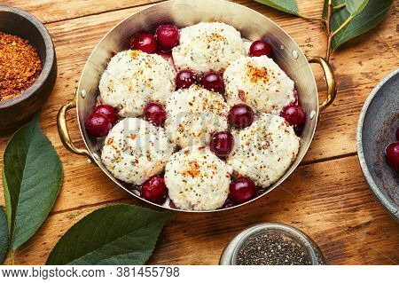 Delicious Sweet Cherry Dumplings