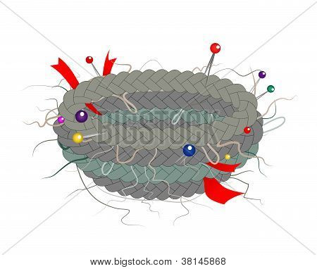 Haare flechten-Nest und Haarnadeln