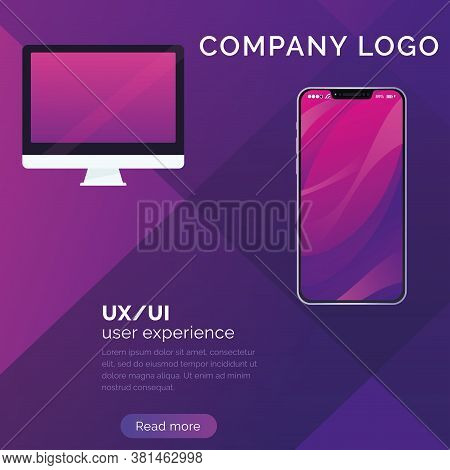 Different Ui, Ux, Gui Screens And Flat Web Icons For Mobile Apps, Responsive Website Including Login