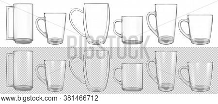 Download Big Set Clear Glass Vector Photo Free Trial Bigstock