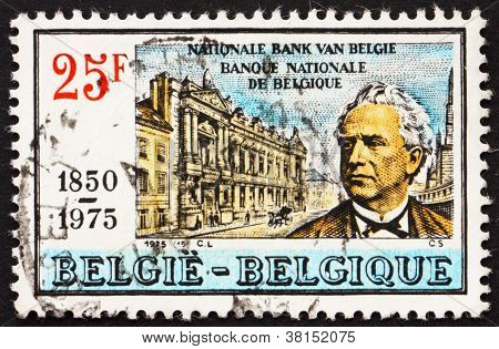 Znaczek Belgia 1975 W. F. Orban, Narodowego Banku Belgii